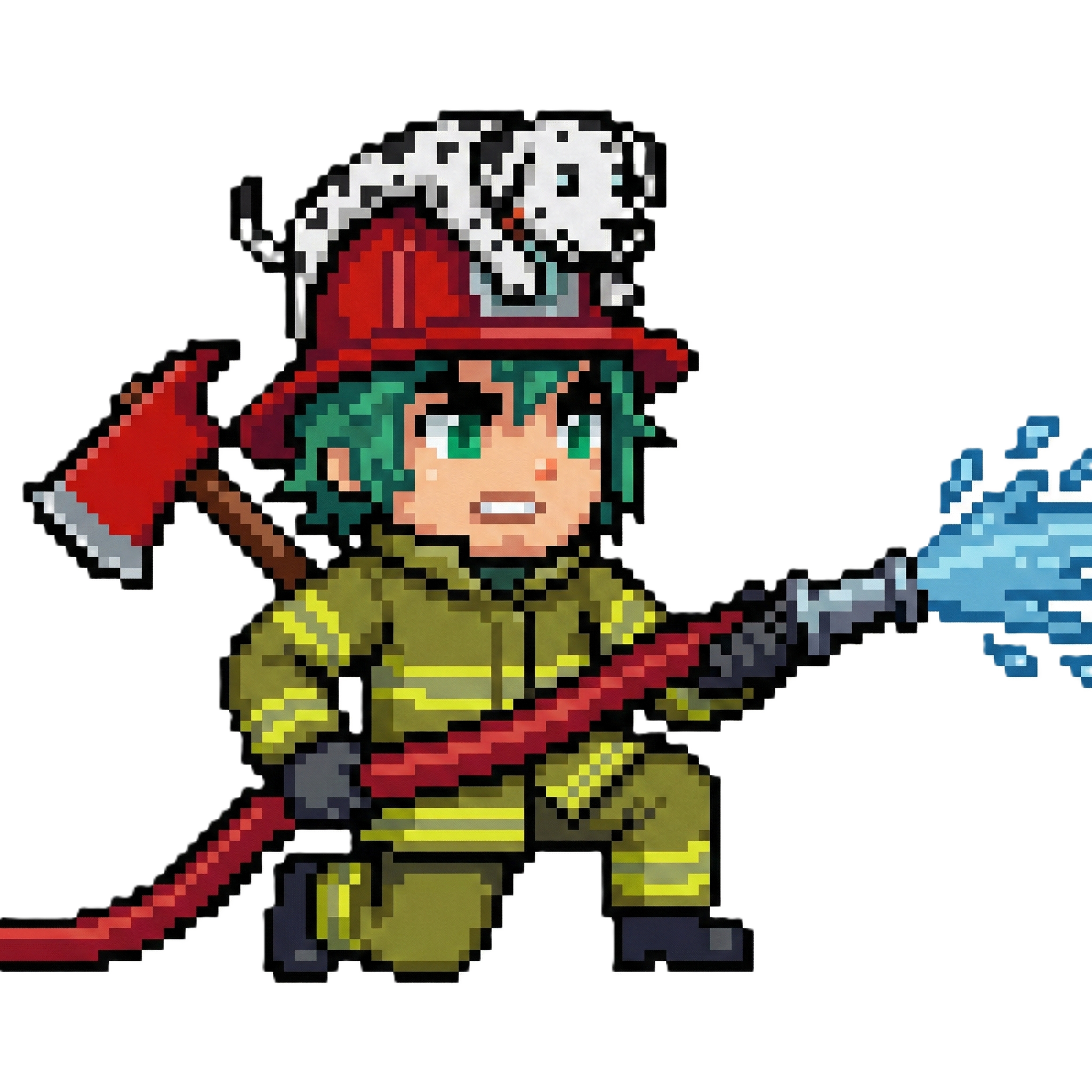 現場主義の消防士